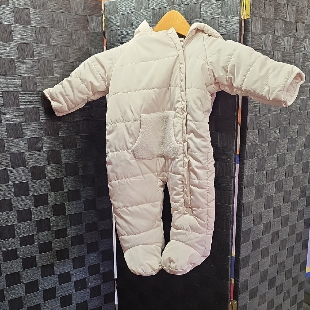 Cozy Cream Kids One Piece Winter Bunting